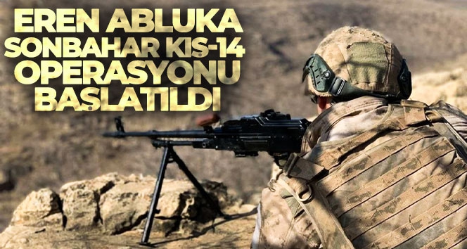 Şırnak'ta Eren Abluka Sonbahar-Kış 14 Operasyonu başlatıldı