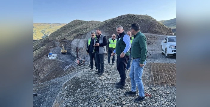 Söylemez Barajı Şantiyesi İncelendi: Erzurum'a büyük katkı