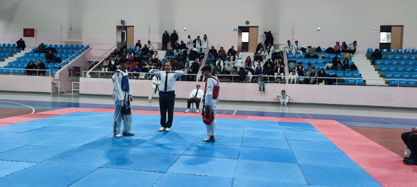 Taekwondo müsabakaları nefes kesti