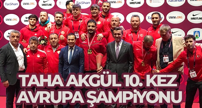 Taha Akgül 10. kez Avrupa şampiyonu