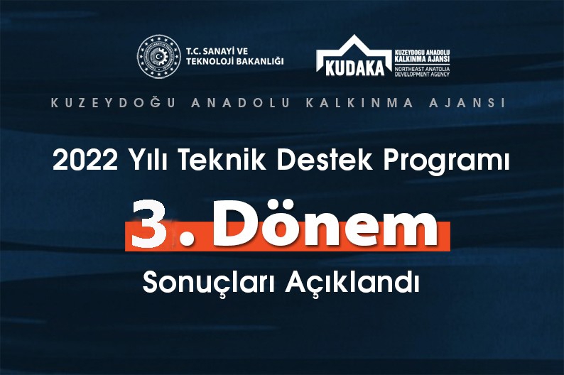 Teknik Destek Programı 3. Dönem Sonuçları açıklandı