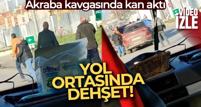 Trafikte akraba kavgasında silah ateşlendi, bir kişi başından yaralandı