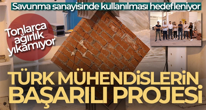 Türk mühendisler yaptı: Tonlarca ağırlık yıkamıyor