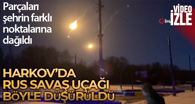 Ukrayna'da, Rus savaş uçağı düşürüldü