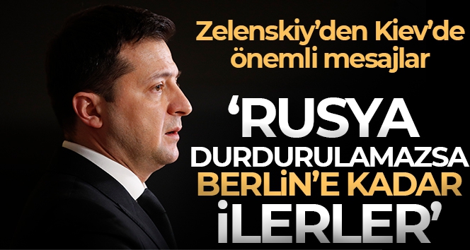 Ukrayna Devlet başkanı Zelenskiy'den Kiev'de önemli açıklamalar