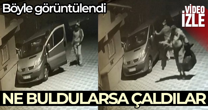 Ümraniye'de ne buldularsa çaldılar: Çorap, akü, mont