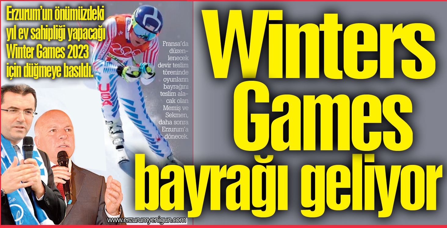 Winter Games bayrağı geliyor 