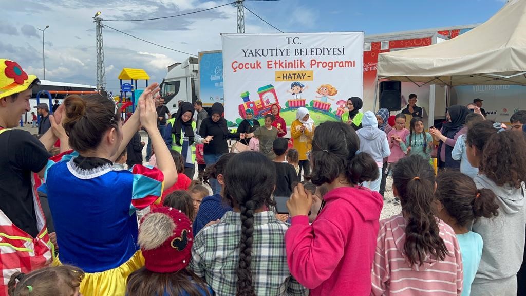 Yakutiye Belediyesi’nden Hatay’da 'Çocuk Etkinlik Programı'