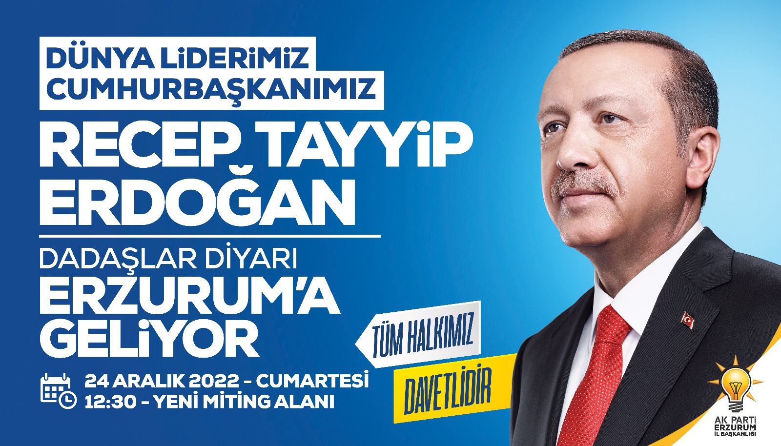 Yeni miting alanı Erdoğan’ı bekliyor