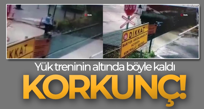 Yük treninin altında kalan vatandaş hayatını kaybetti