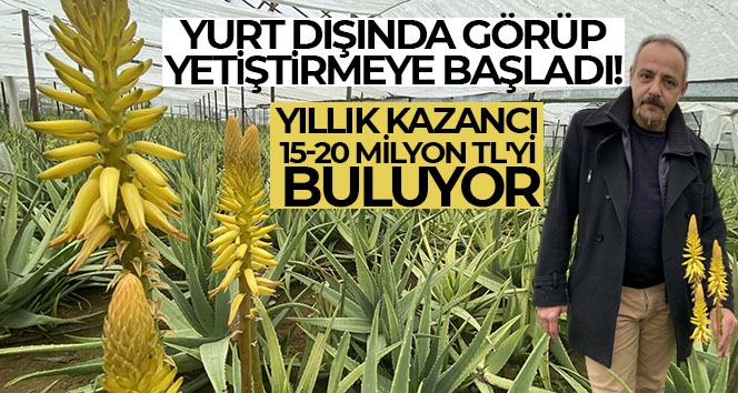 Yurt dışında görüp yetiştirmeye başladı! Yıllık kazancı 15-20 milyon TL'yi buluyor